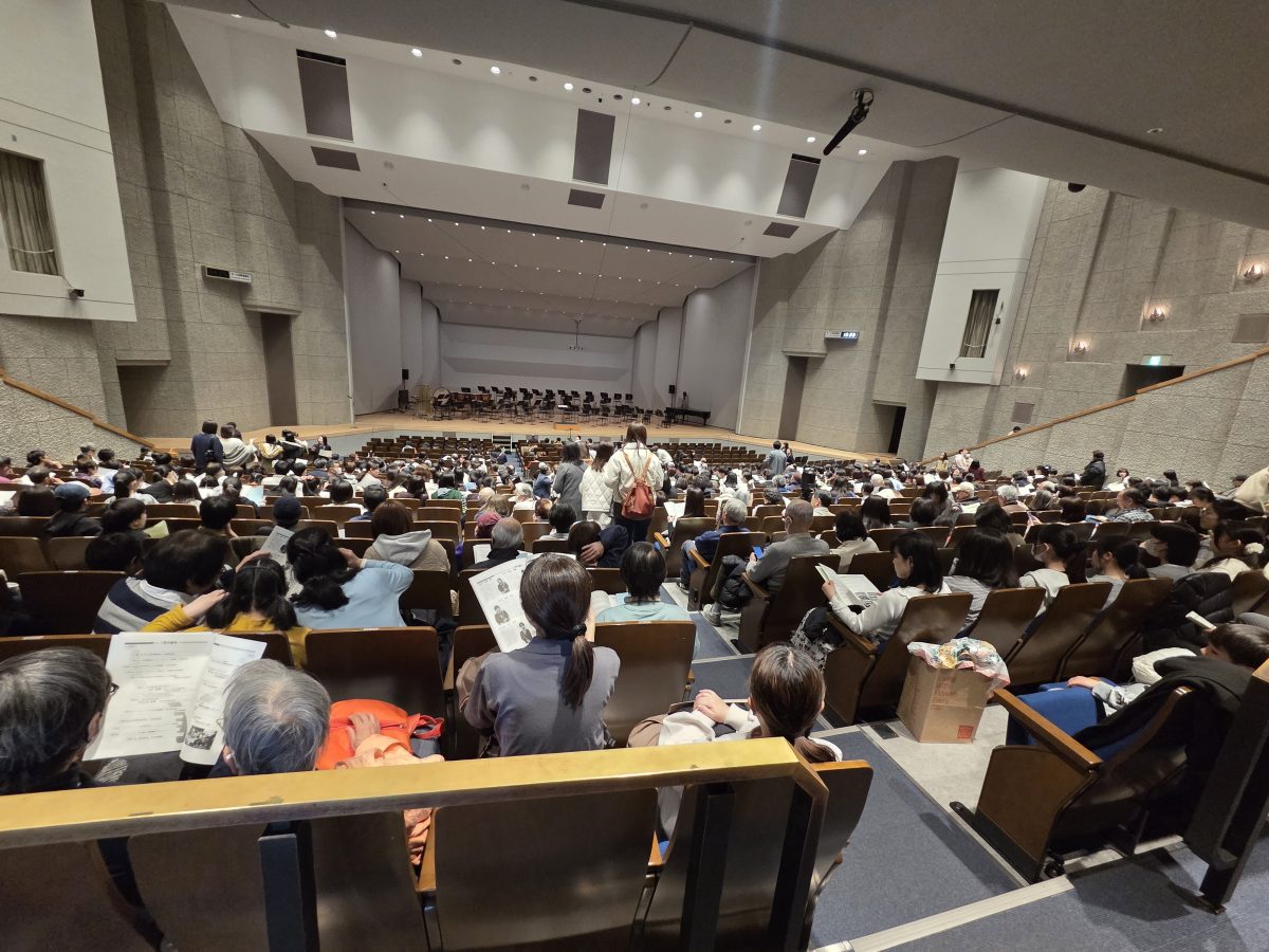 武蔵野4中 20260315スプリングコンサート 開演前